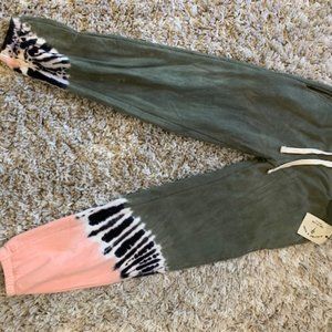 Electric and Rose Tie Dye Joggers / Sweat pants